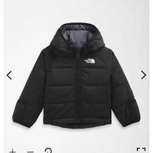 The north face baby down coat size 12-18 months in the color black